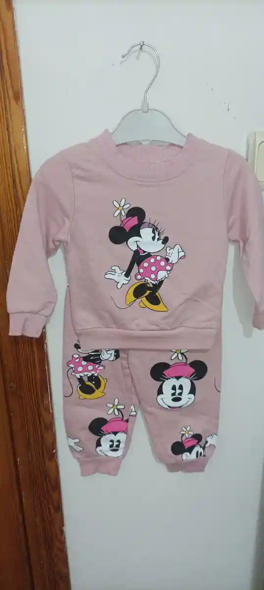 Minnie mouse desenli çocuk takımı