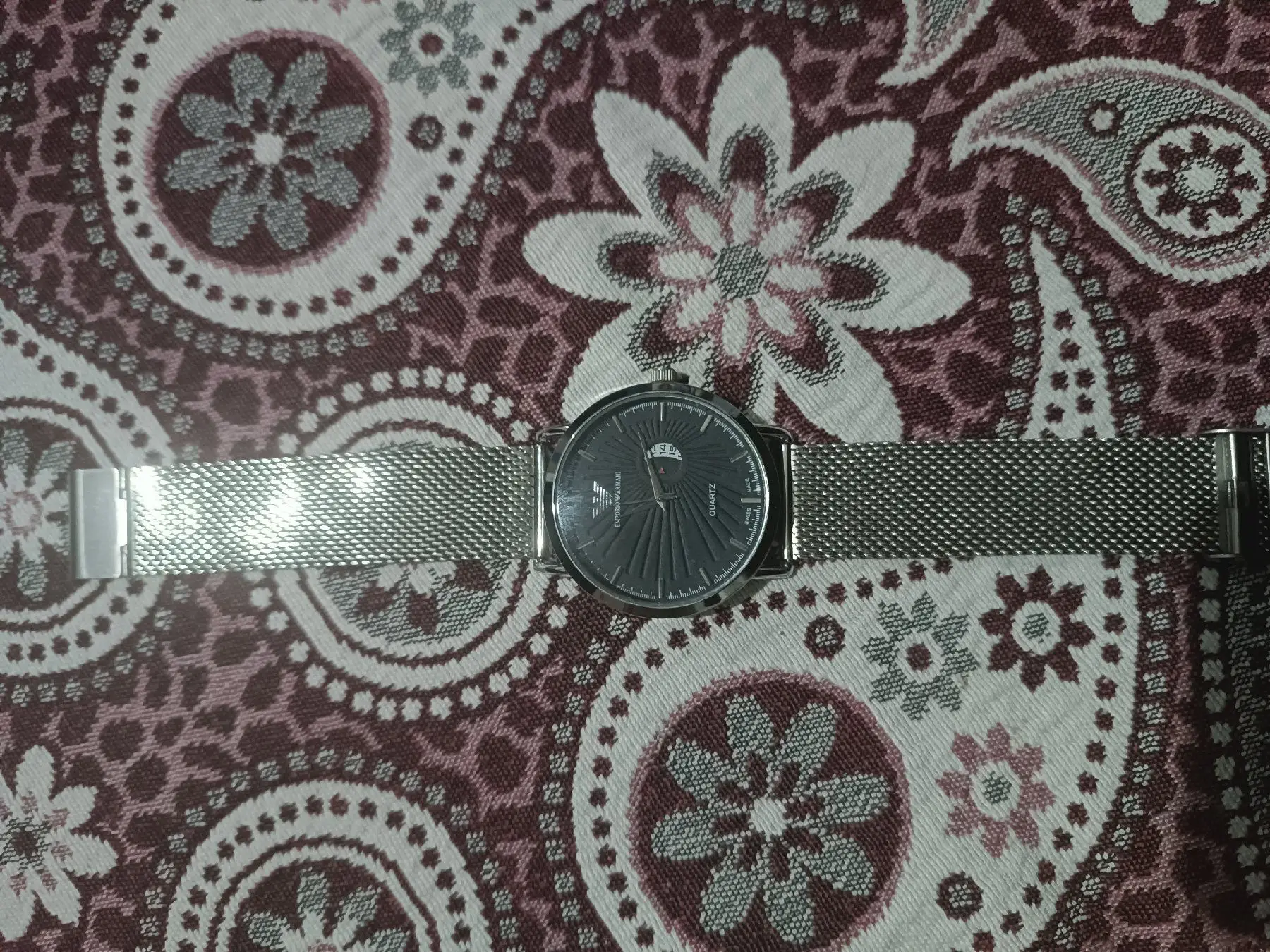 Armani  metal kasa saat