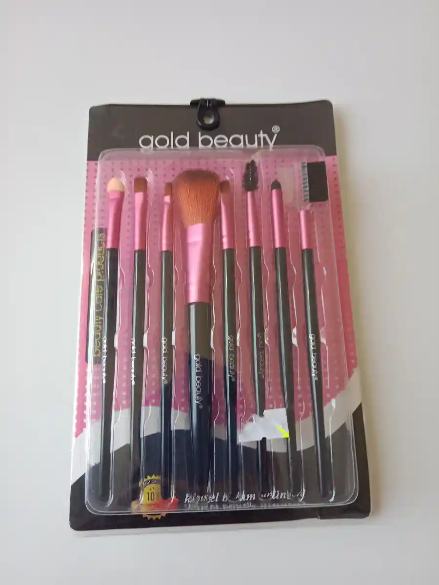 Gold beauty makyaj fırçası seti