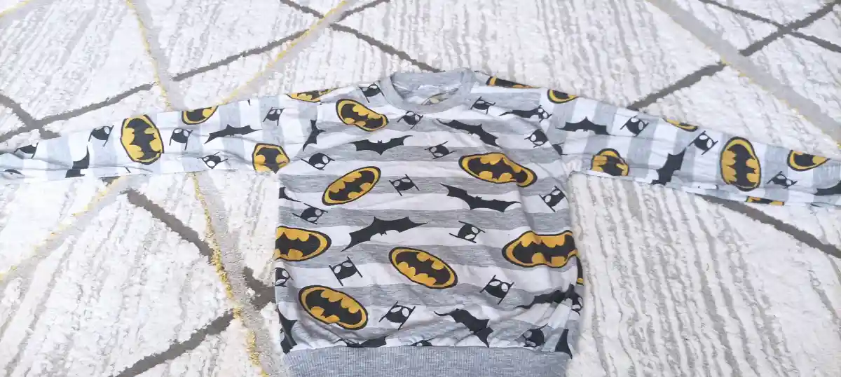 Batman desenli çocuk kazak
