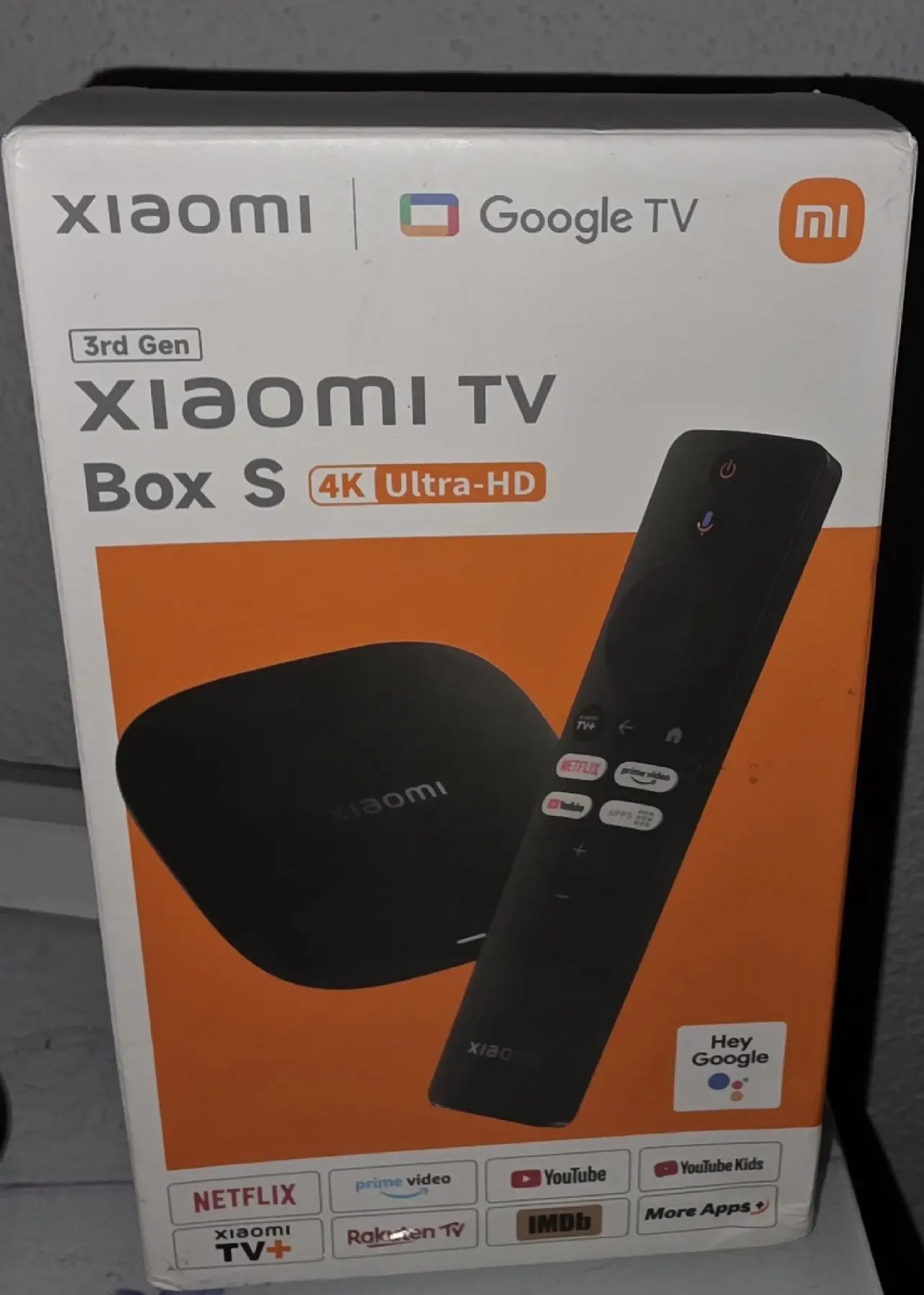 Xiaomi 4k ultra hd tv box s 3. nesil sıfır kapalı kutu