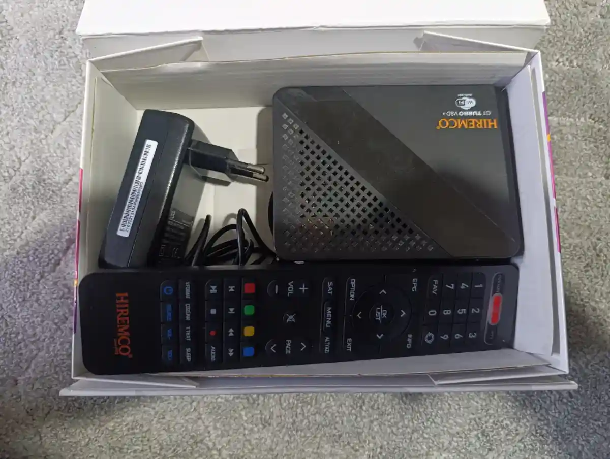 Hirengco tv kutusu ve uzaktan kumanda