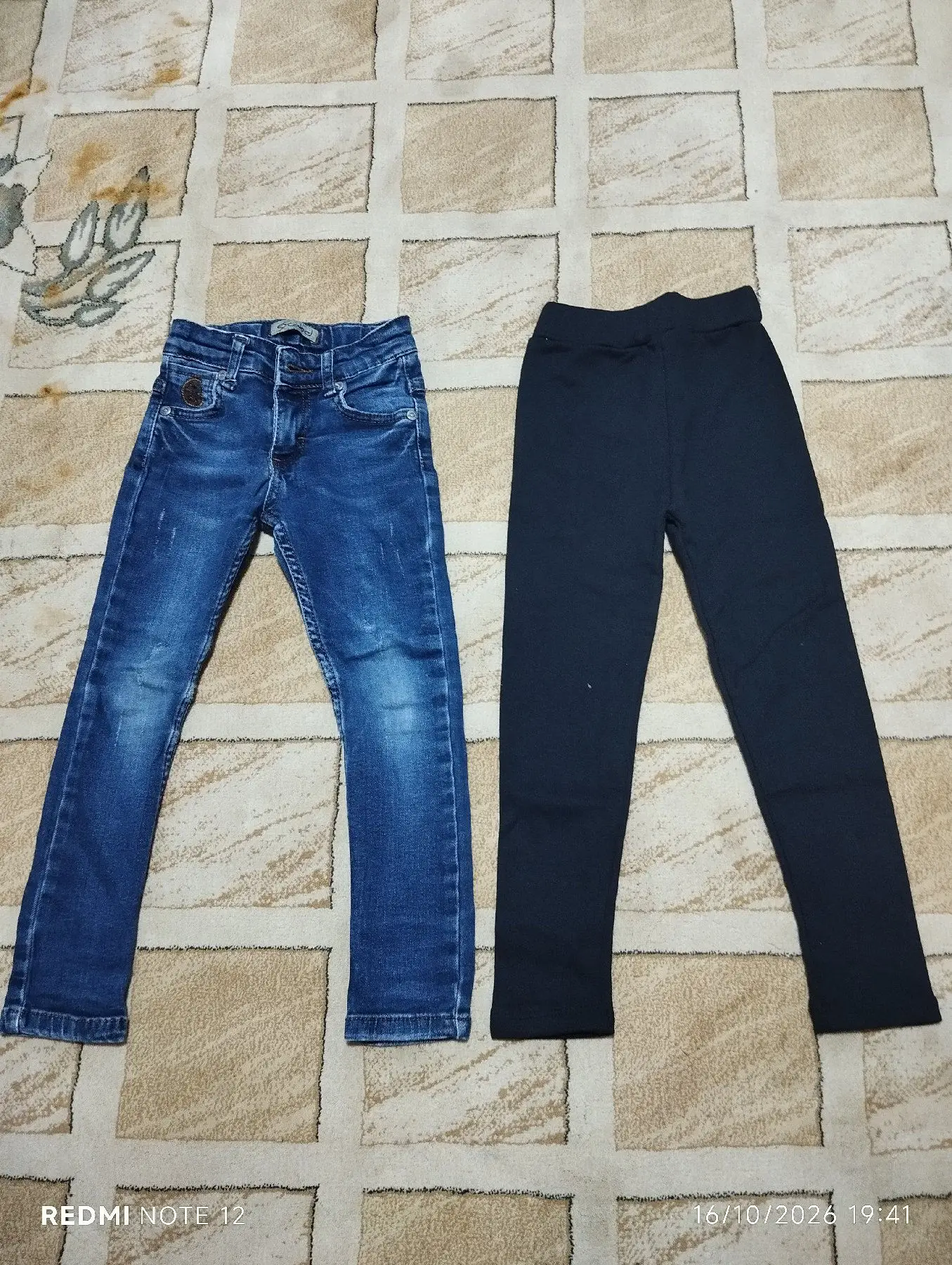 2 adet 3 4 yaş için pantolon sorunsuz