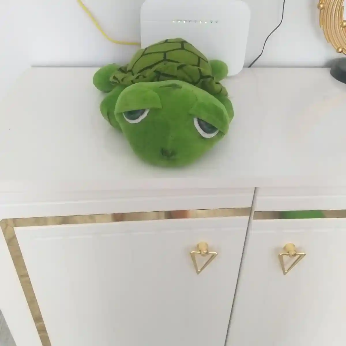 Yeşil kaplumbağa peluş oyuncak