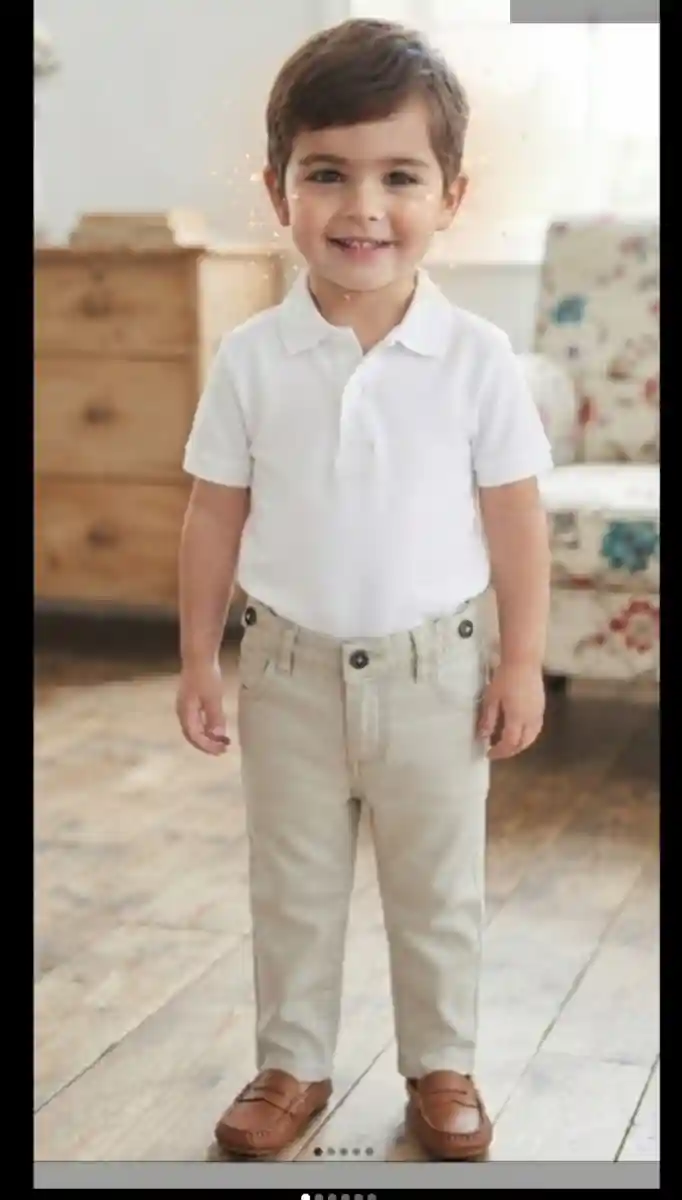 Bej   kaliteli pantalon. 2..3..yaş için ilan görseli