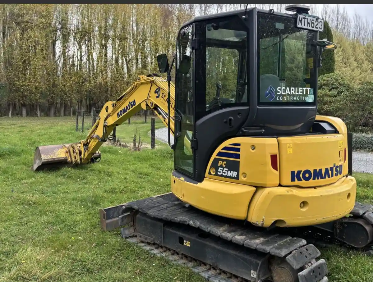 Komatsu pc 55mr küçük ekskavatör