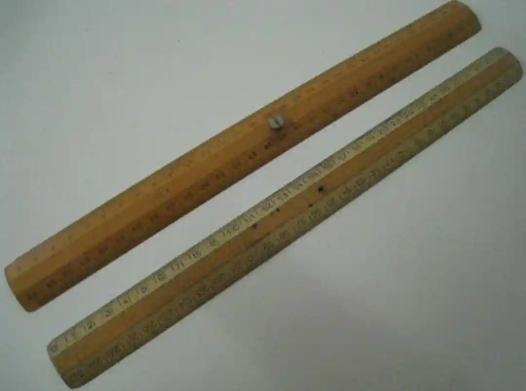 Ahşap cetvel seti - 2 adet