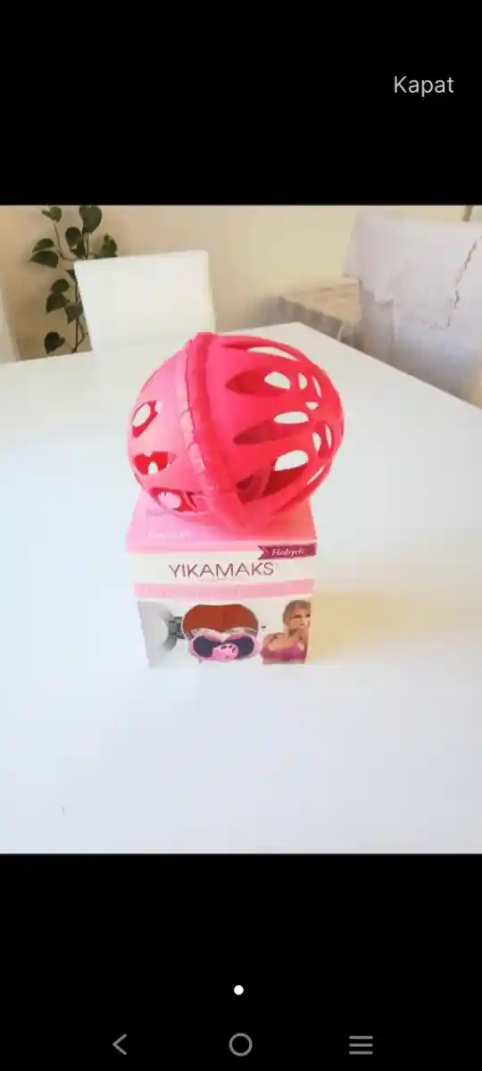 Pembe yıkama topu sütyen yıkama topudur yeni bir paket ürünlerdir ilan görseli