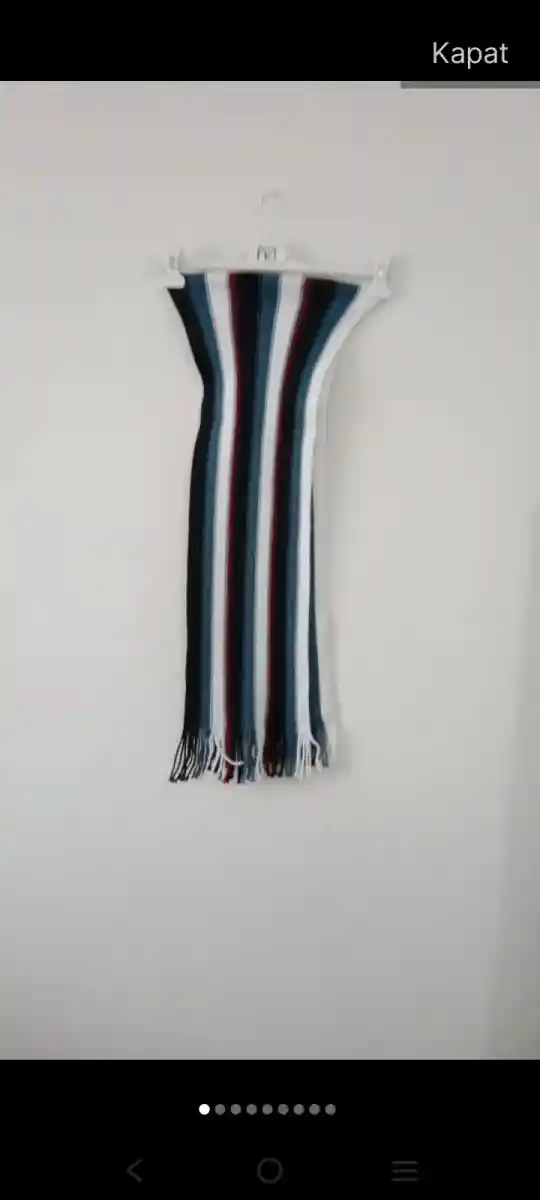 çizgili kış atkı modelleri