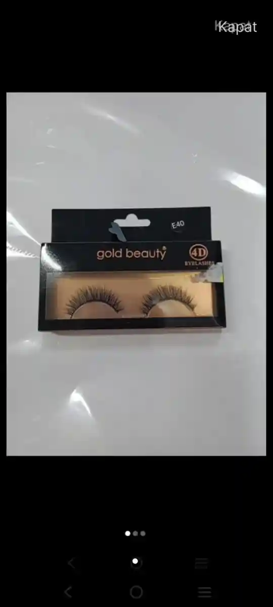Gold beauty 4d sahte kirpik
