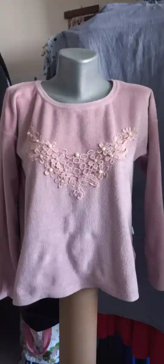 Pudra renkli kadın sweatshirt ilan görseli