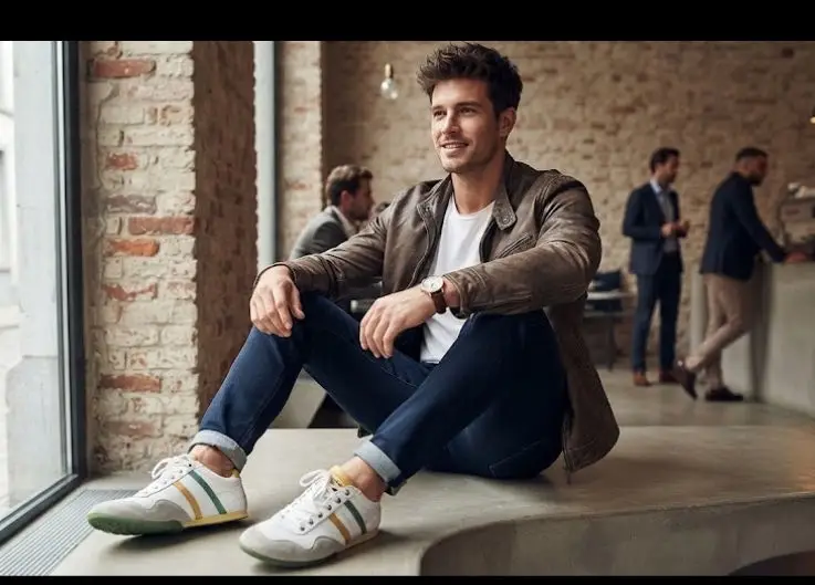 Dockers %100 deri süet karışımı sneaker