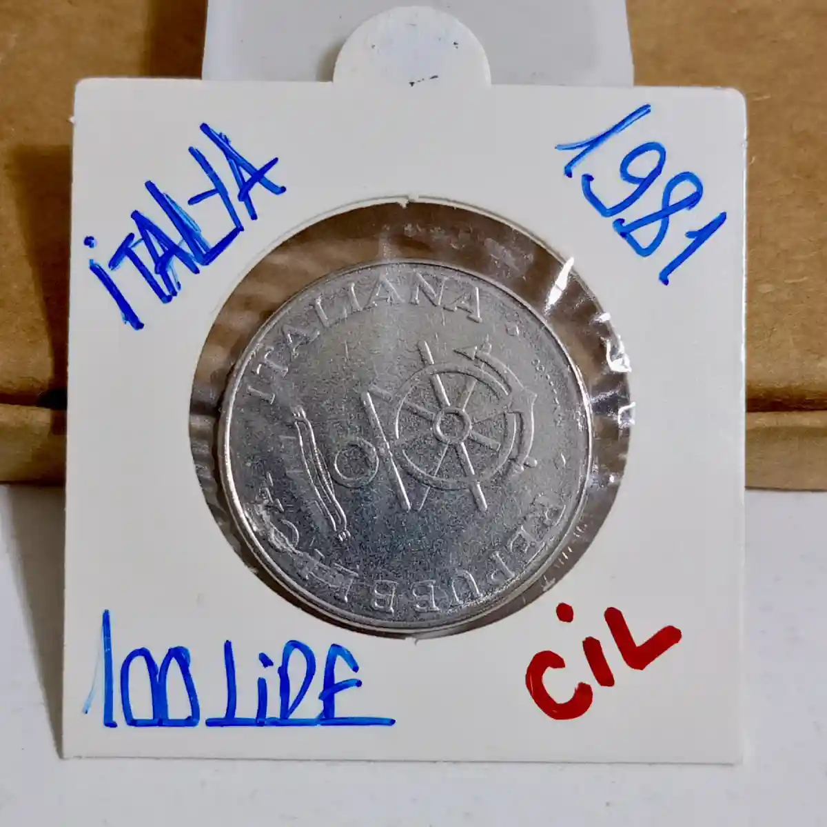 1981 i̇talyan 100 lira madeni para
