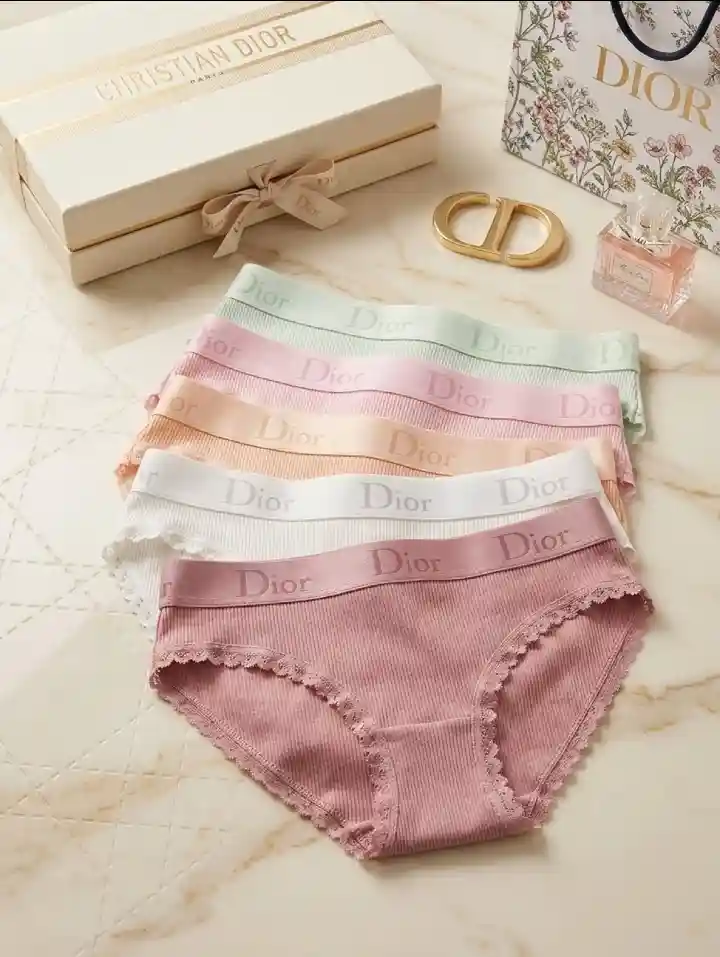 Dior kadın külot seti - 5'li
