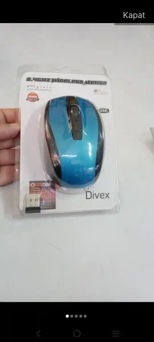 Mavi kablosuz mouse - divex