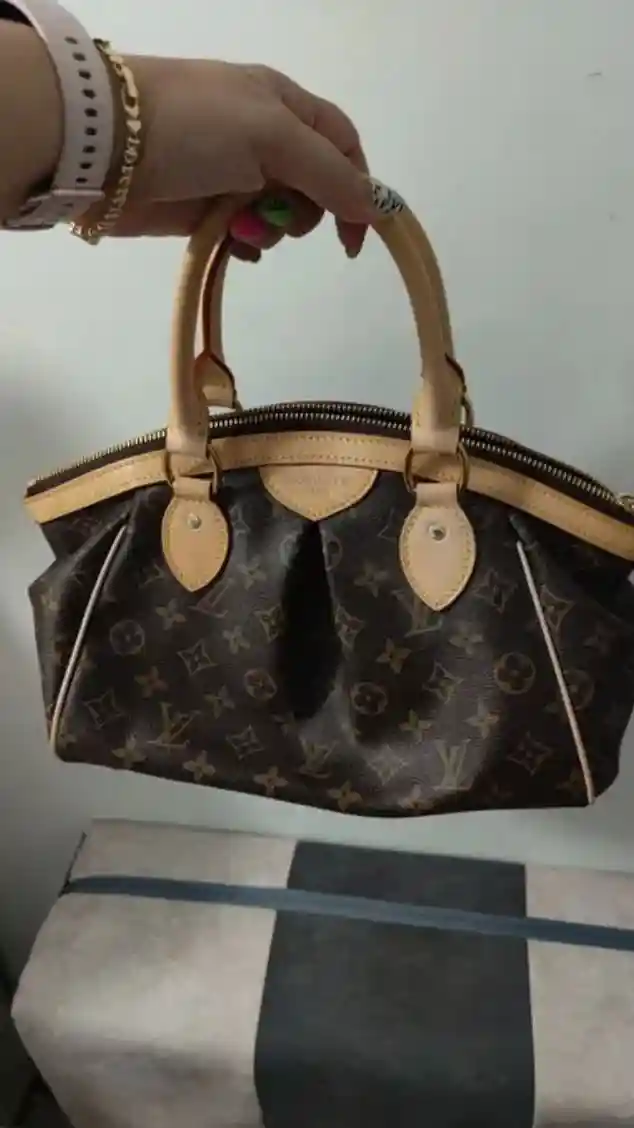 Louis vuitton desenli el çantası