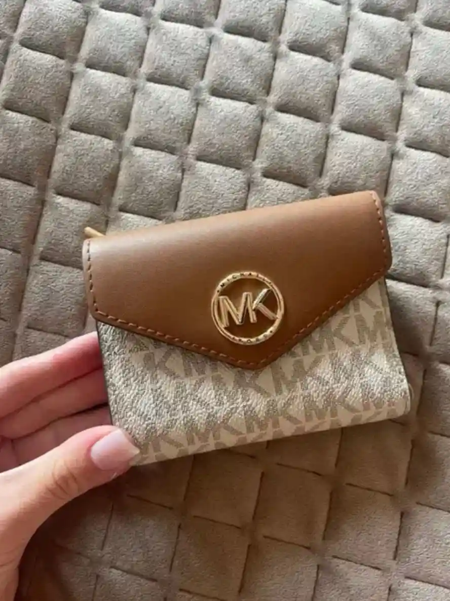 Mk logolu kadın cüzdanı