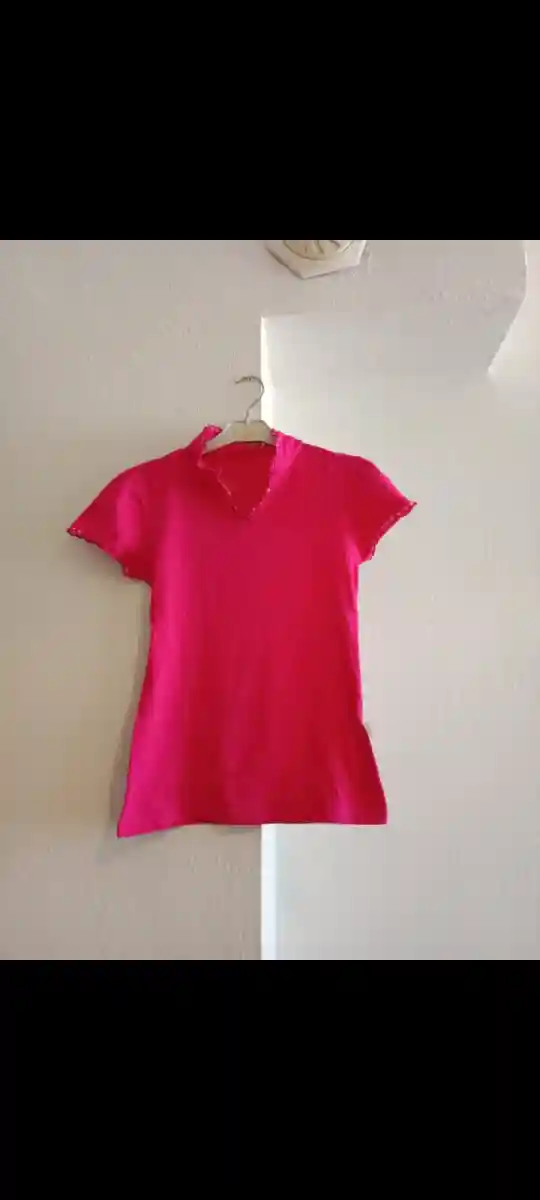 Pembe kadın tişört