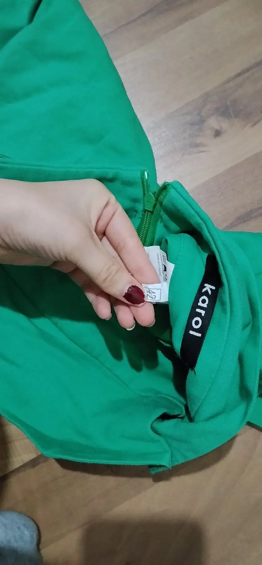 Yeşil karol etek