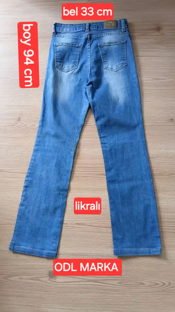 Odl marka likralı erkek jean pantolon