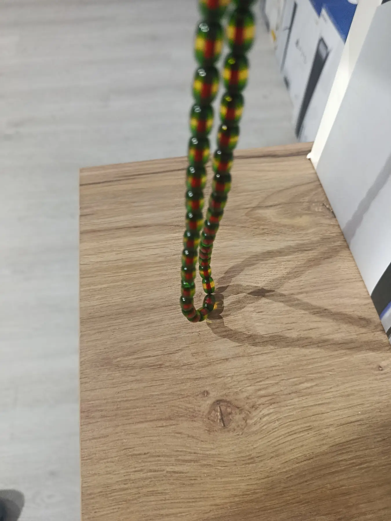 Renkli boncuklu bohem tesbih