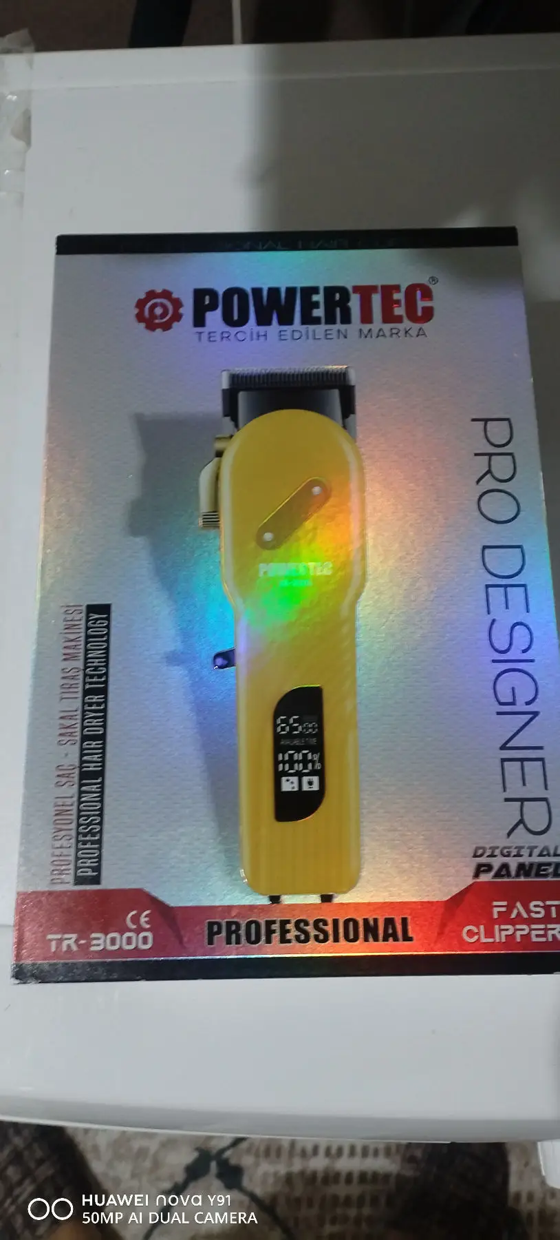 Powertec tr-3000 profesyonel saç kesme makinesi