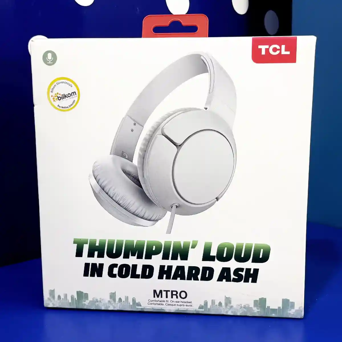 Tcl mtro beyaz kulaklık ilan görseli
