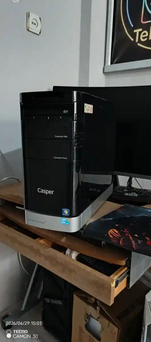 Casper boş bilgisayar kasası (sorunsuz)