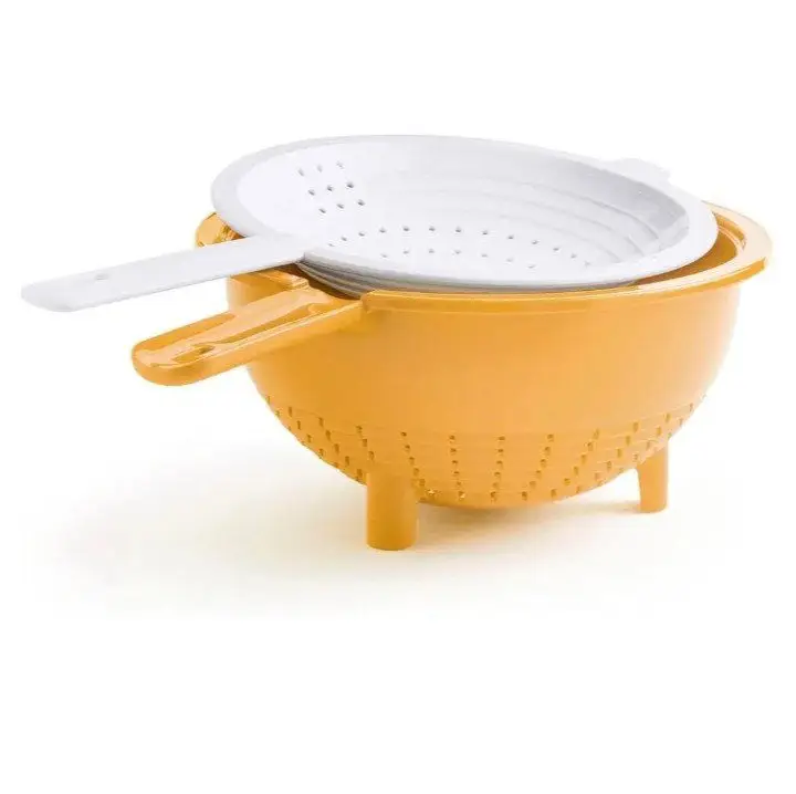 Tupperware çift süzgeç