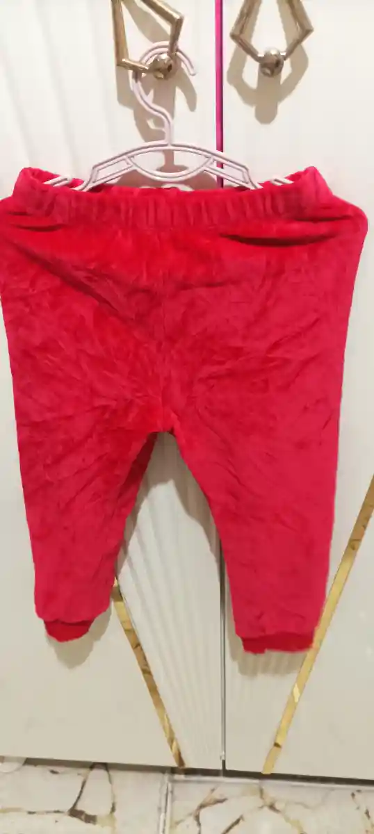 Kırmızı kız çocuk pantolonu