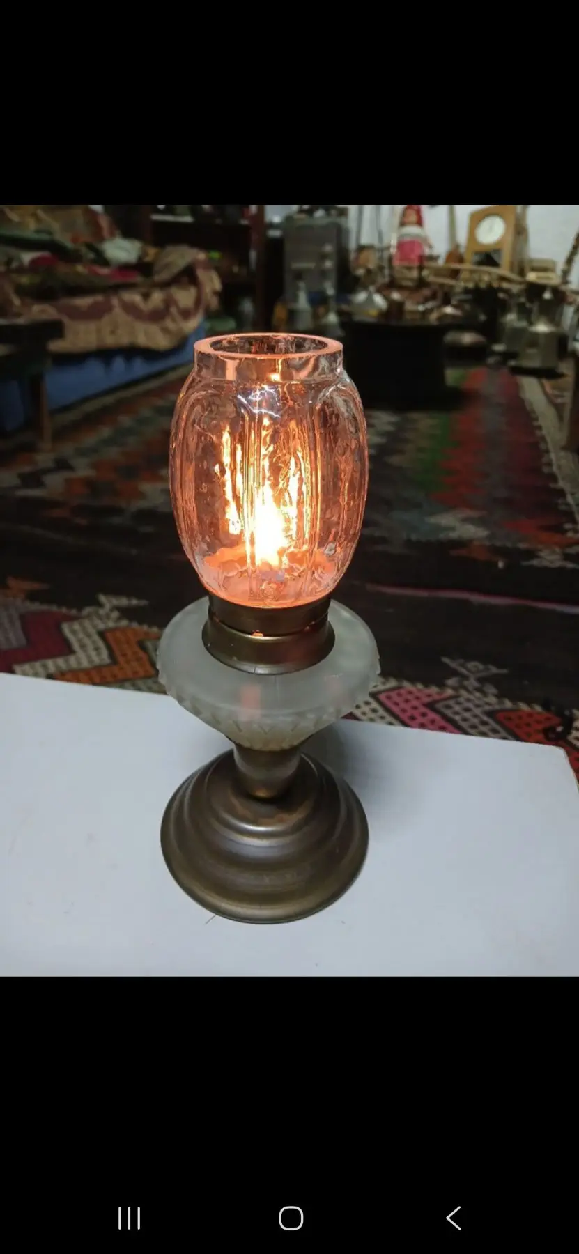 Opalin cam gaz lambası