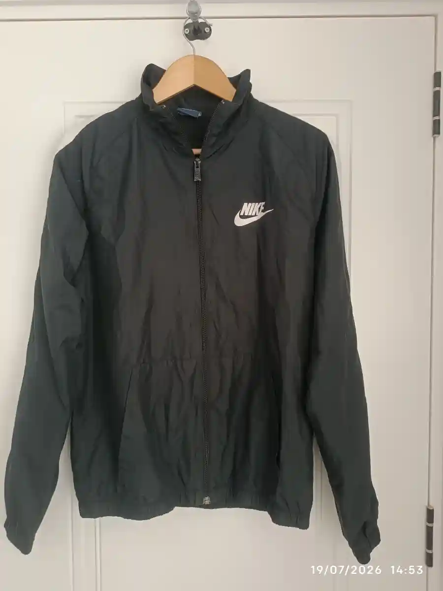 Orijinal nike siyah rüzgarlık ceket