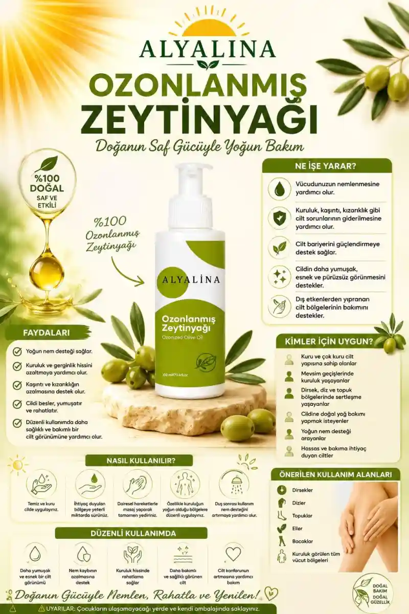 Alyalina ozonlanmış zeytinyağı