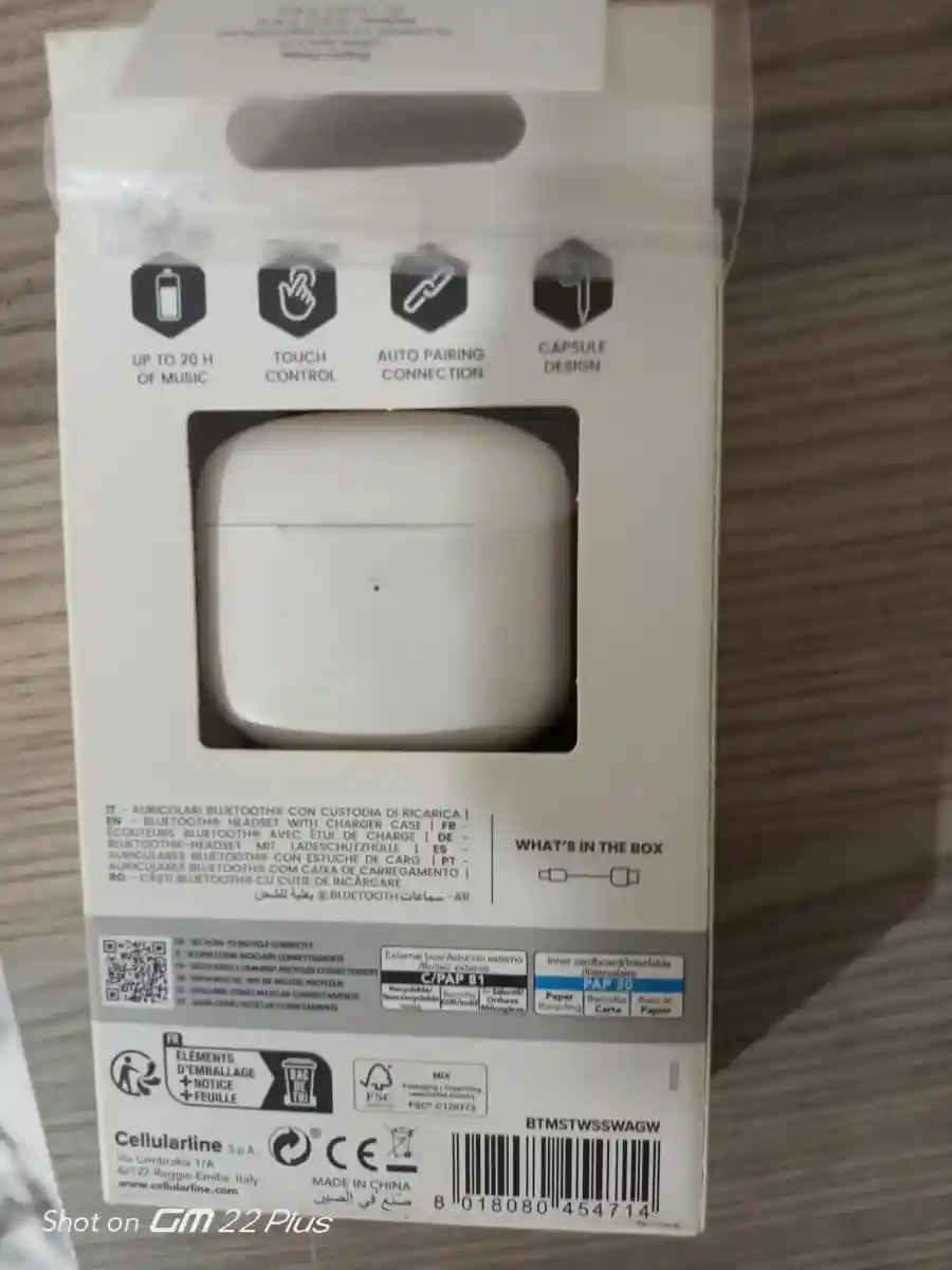 Kablosuz bluetooth kulaklık - beyaz