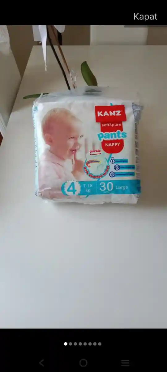 Kanz bebek pantolon bezi 30'lu paket