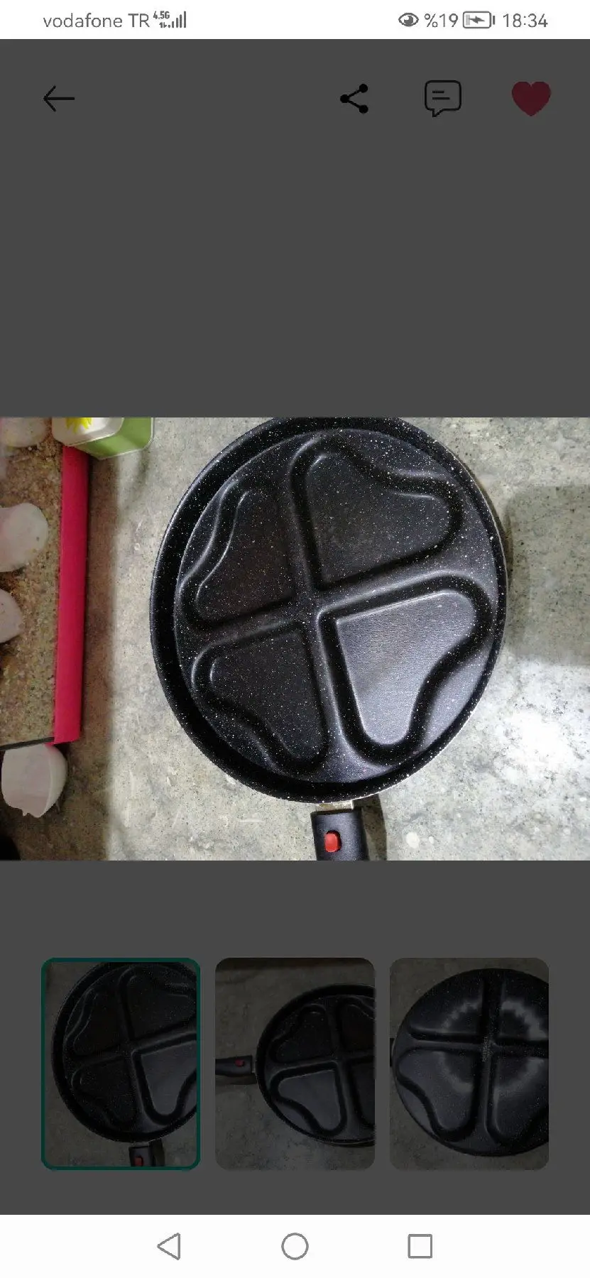 Granit krep tavası