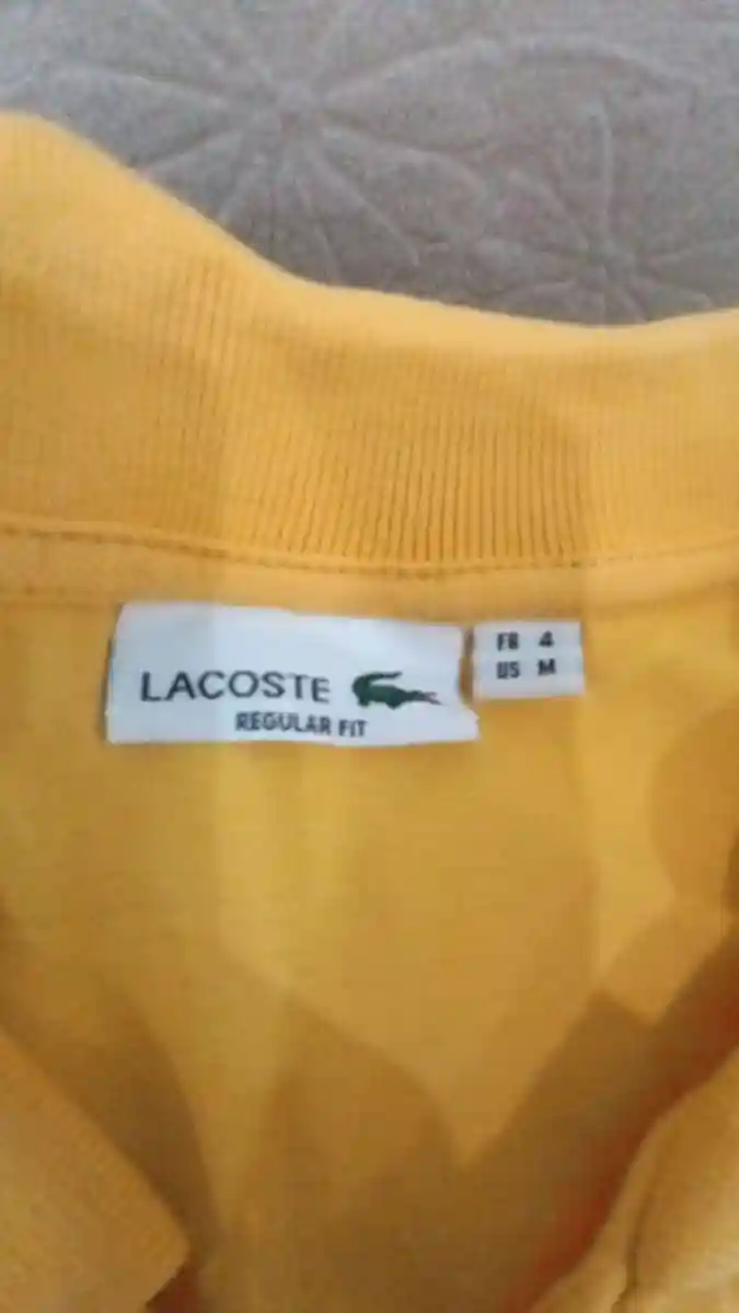 Lacoste sarı erkek tişört