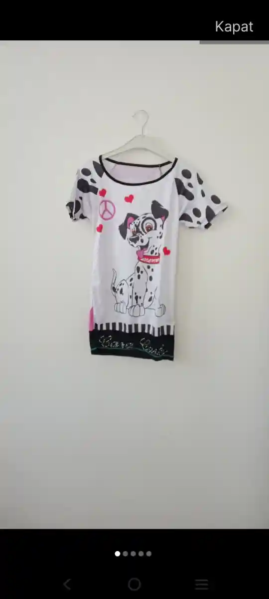 Sevimli köpek desenli çocuk tişörtü