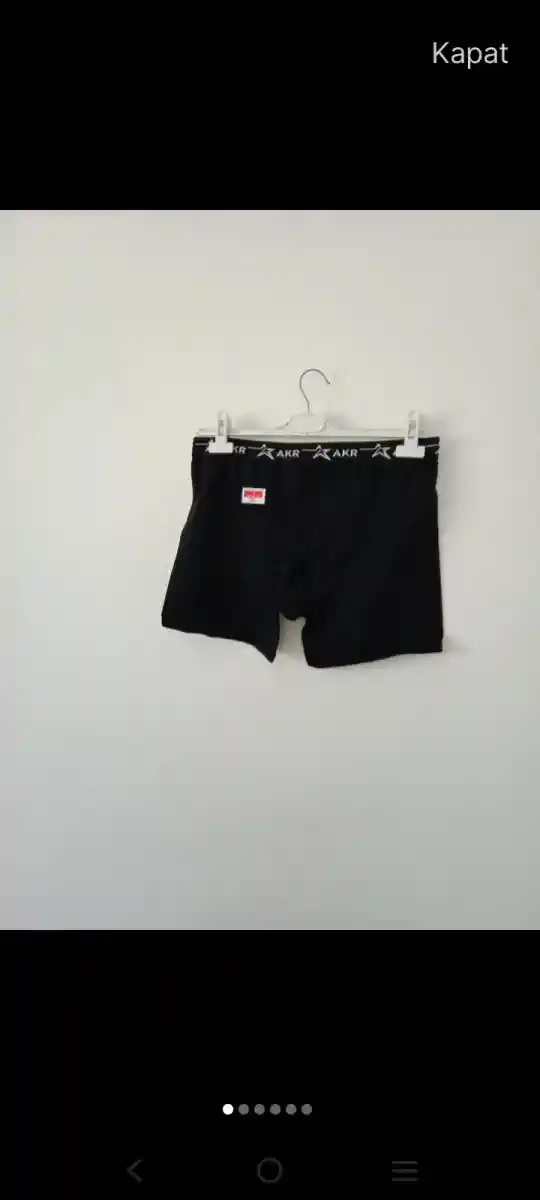 Siyah erkek boxer