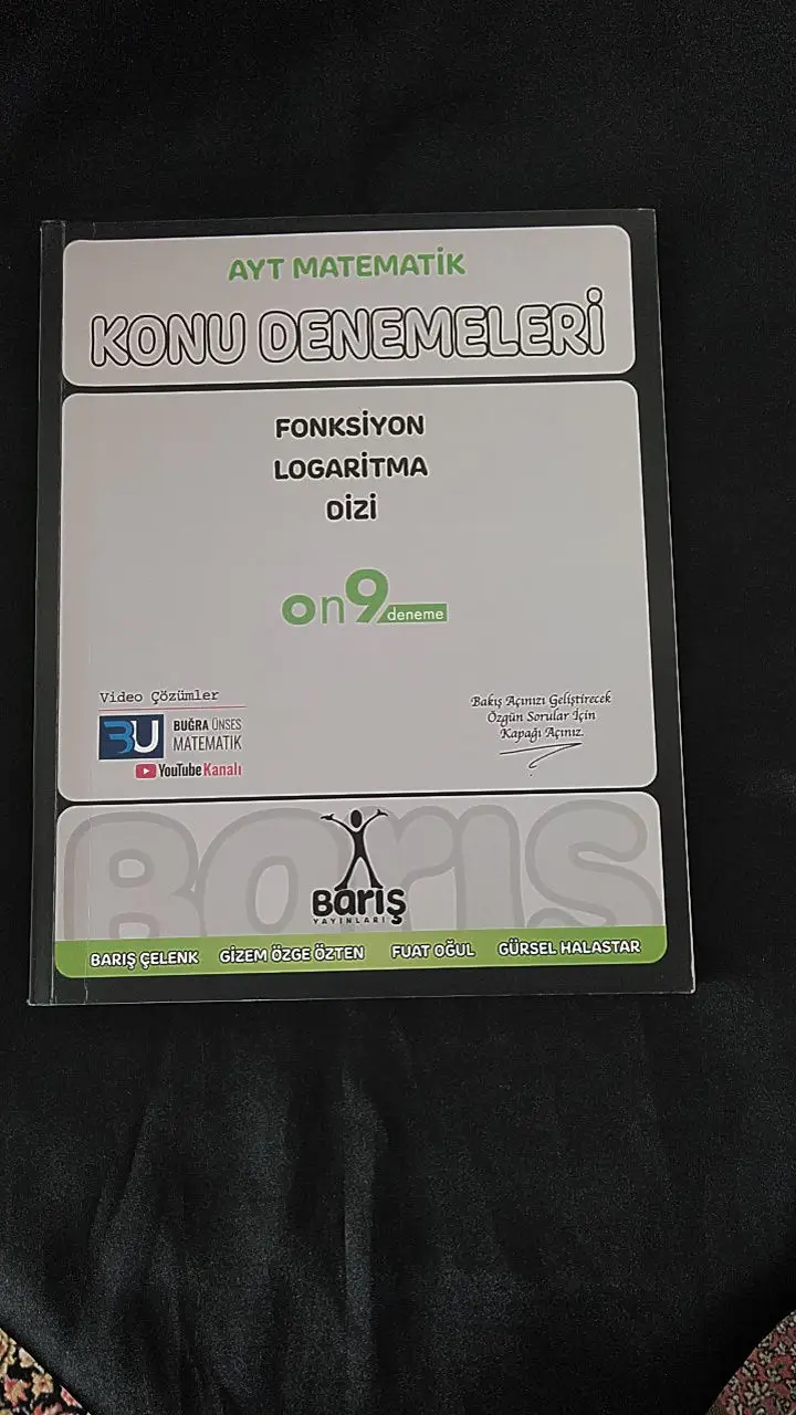 Ayt matematik konu denemeleri