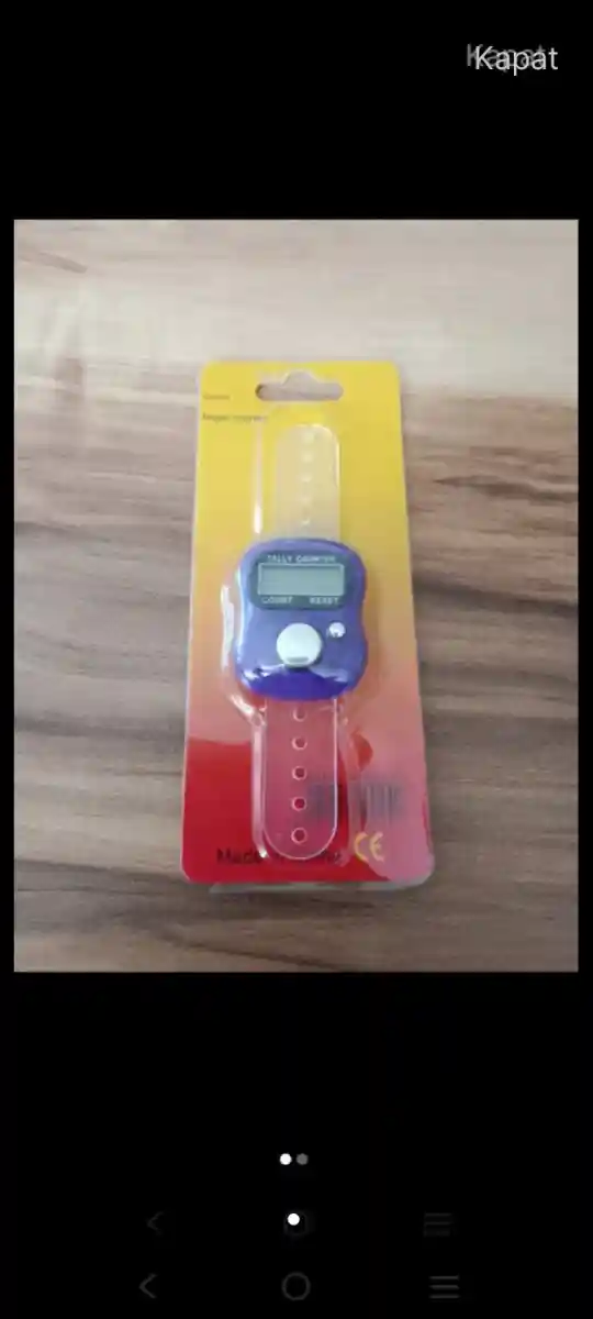 Renkli dijital sayım cihazı zikirmatik