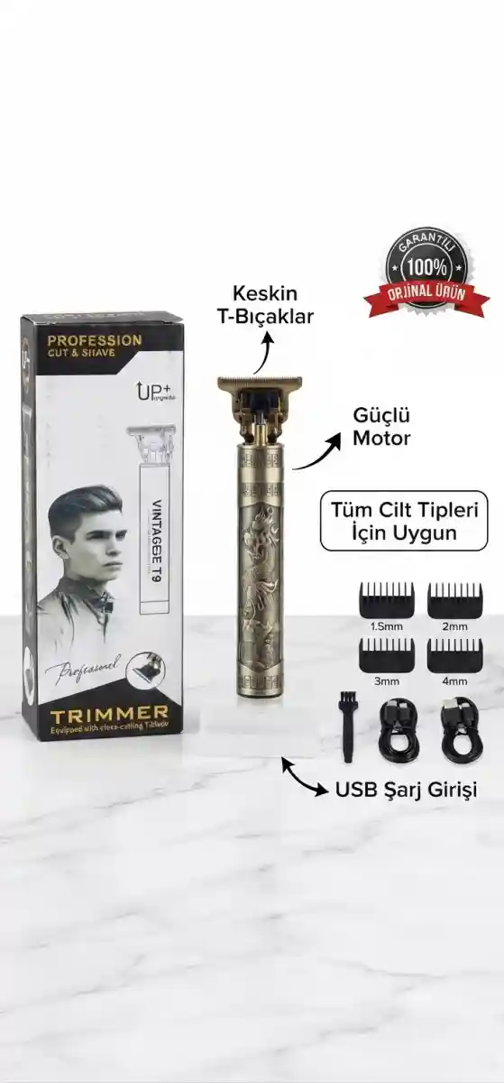 Usb şarjlı keskin tıraş makinesi