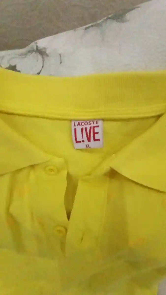 Lacoste sarı polo tişört