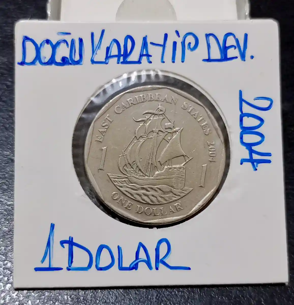 2004 doğu karayip devletleri 1 dolar madeni para