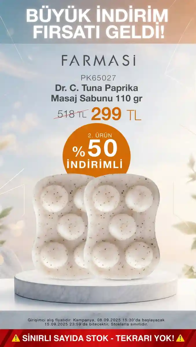 Dr. c. tuna paprika masaj sabunu 110 gr