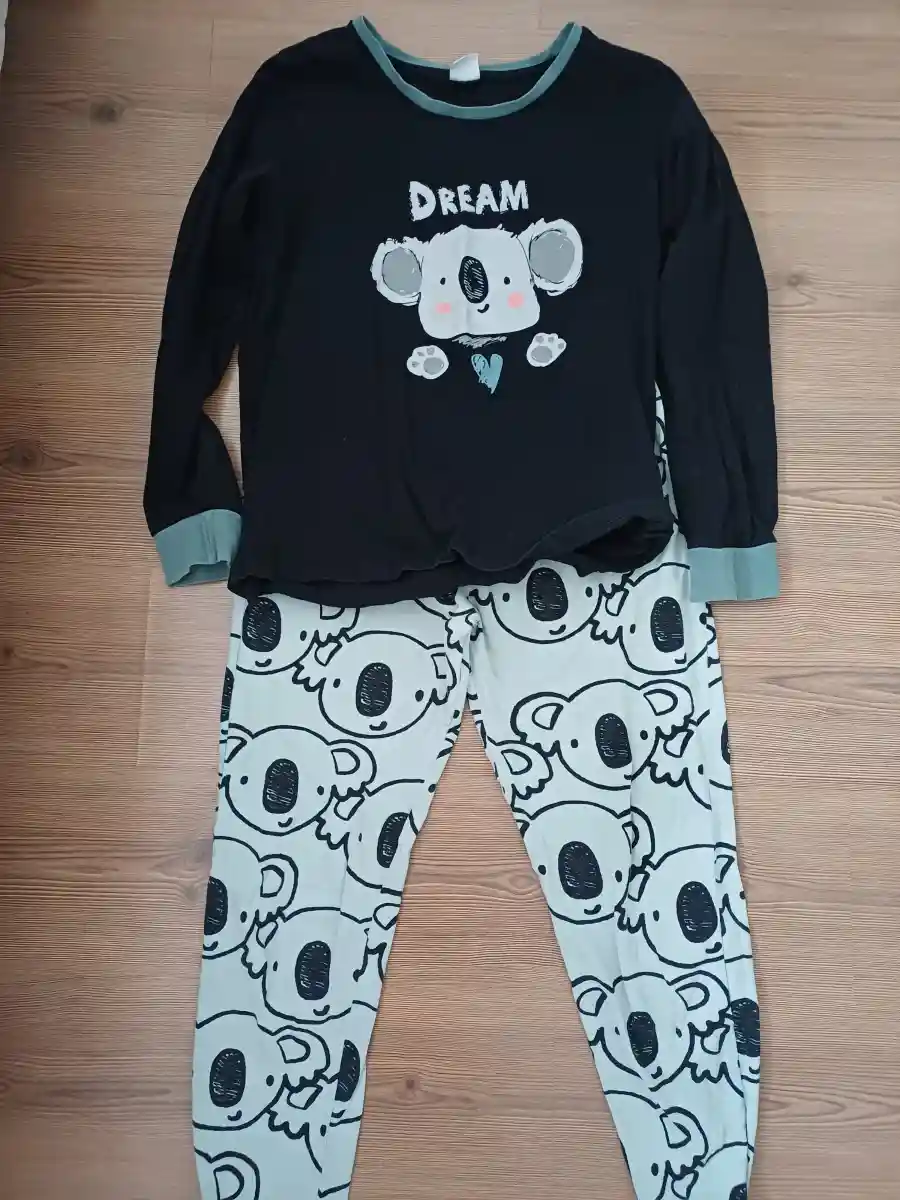 Koala desenli çocuk pijama takımı