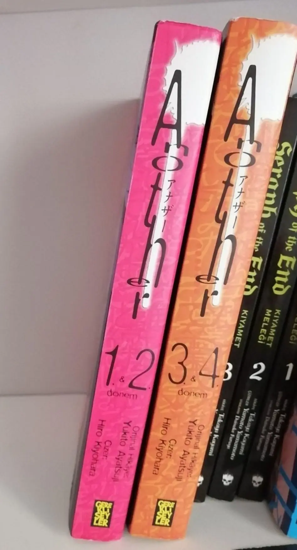 Another cilt 1-2 ve 3-4 manga seti