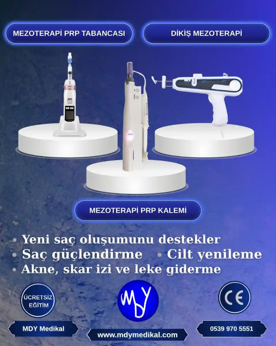 Mezoterapi prp tabancası ve kalemi