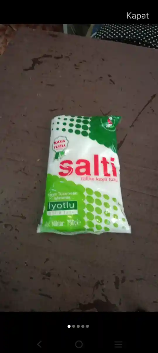 İyotlu tuz 750 gr paket