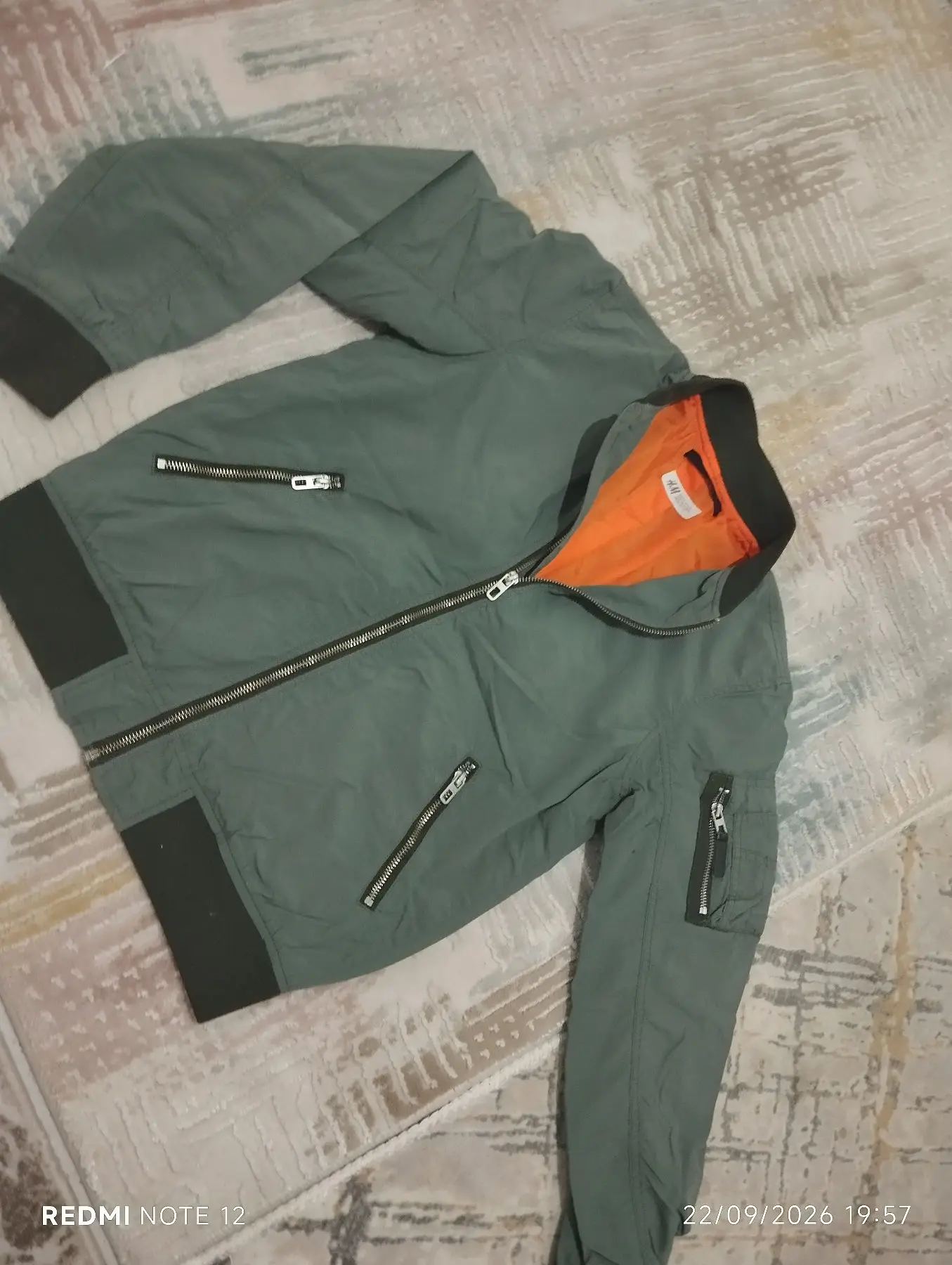 H&m marka 10 12 yaş için mevsimlik ceket sorunsuz